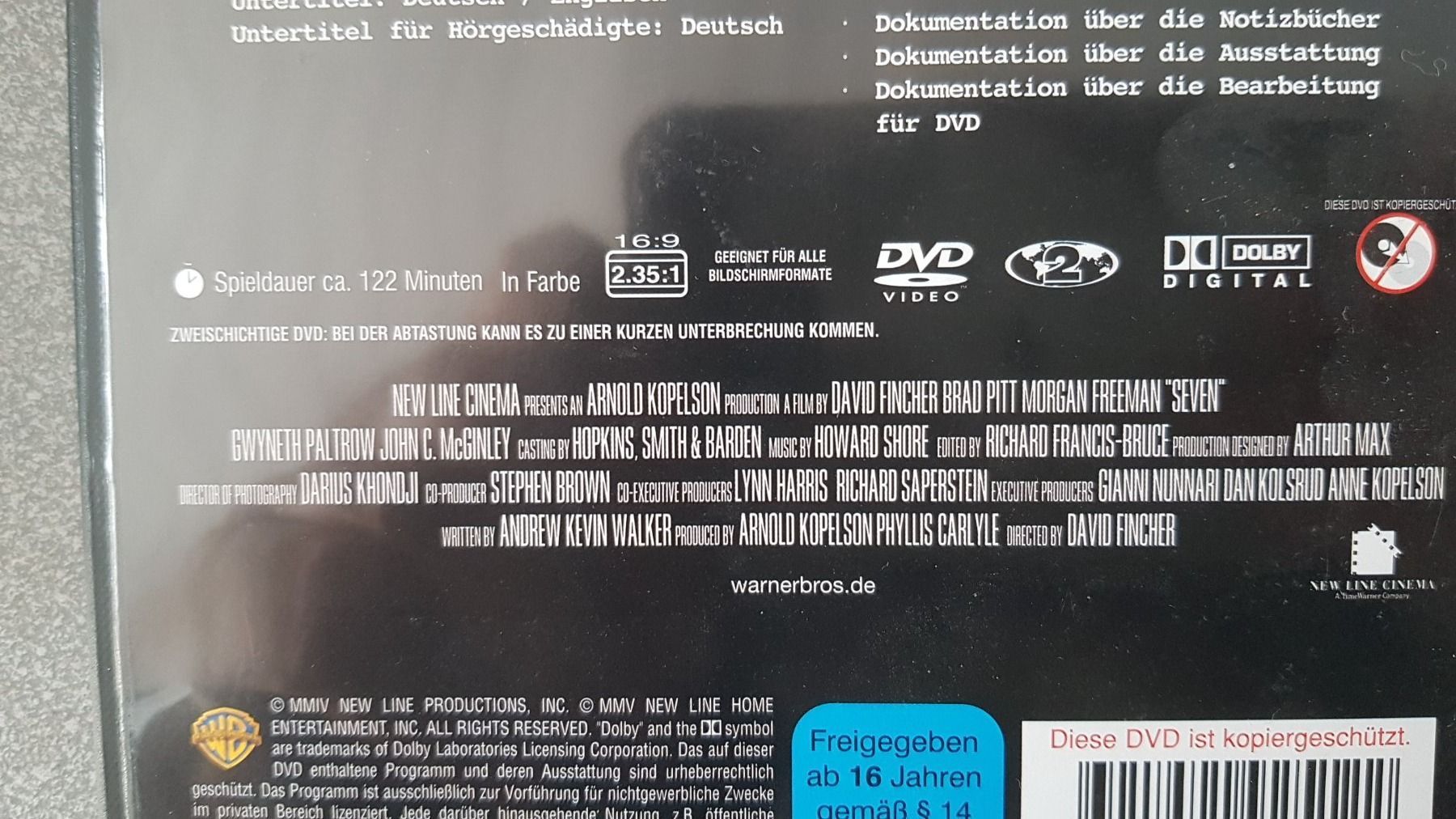 Tutti i DVDs: DVD Sieben / 2 Disc Set – Usato da Oetwil am See venduto da fineli2 1
