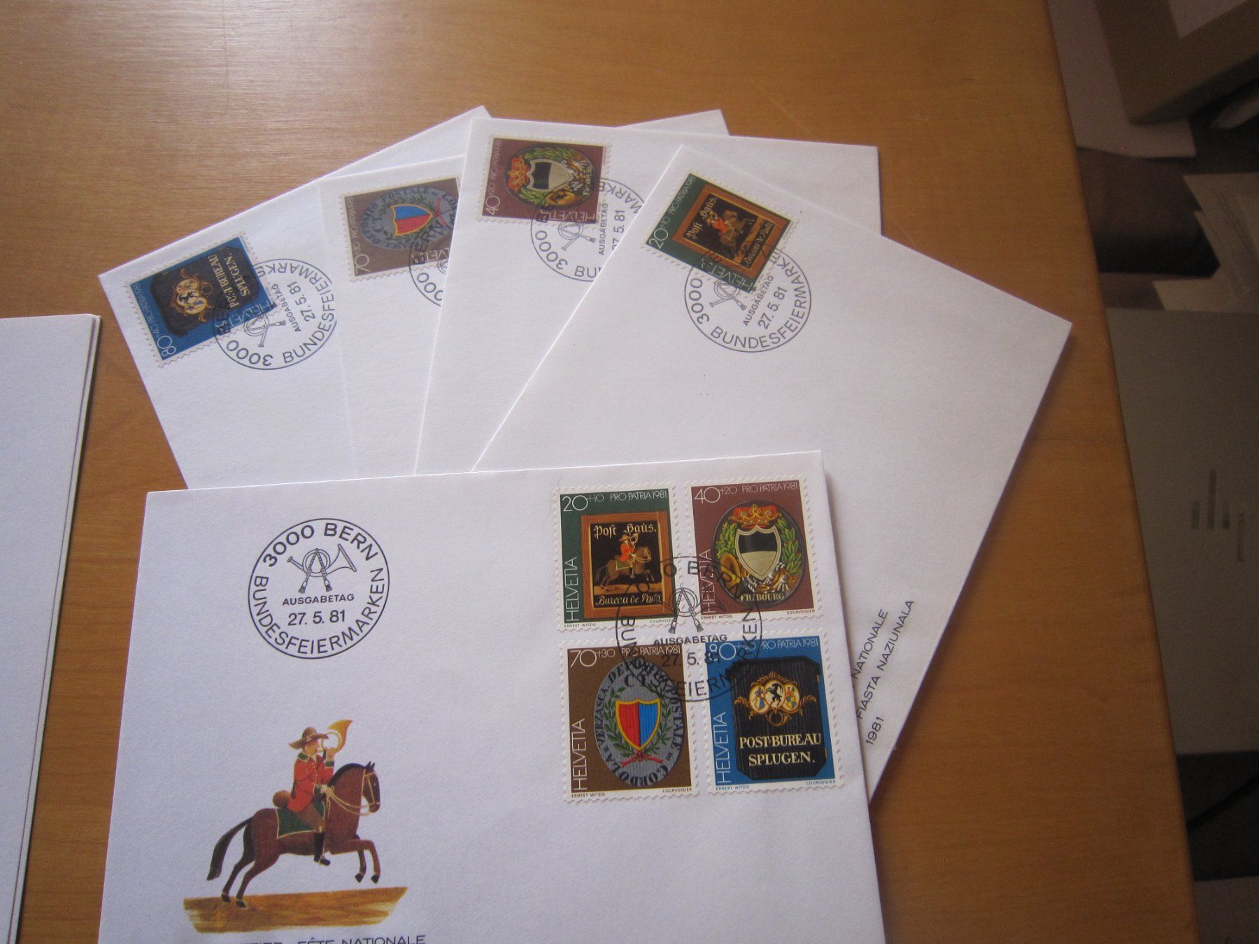 Tous les timbres: PP 1981 FDC Serie und einzeln – D'occasion à Gordola par Polentaefung 1