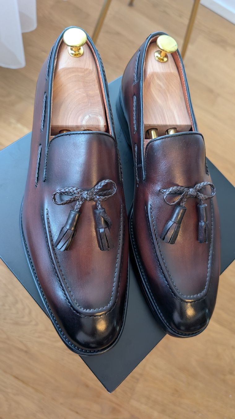 Scarpe da uomo: Tassel Loafers Grösse 45 – Nuovo (secondo la descrizione) da Luzern venduto da DarioS90 1