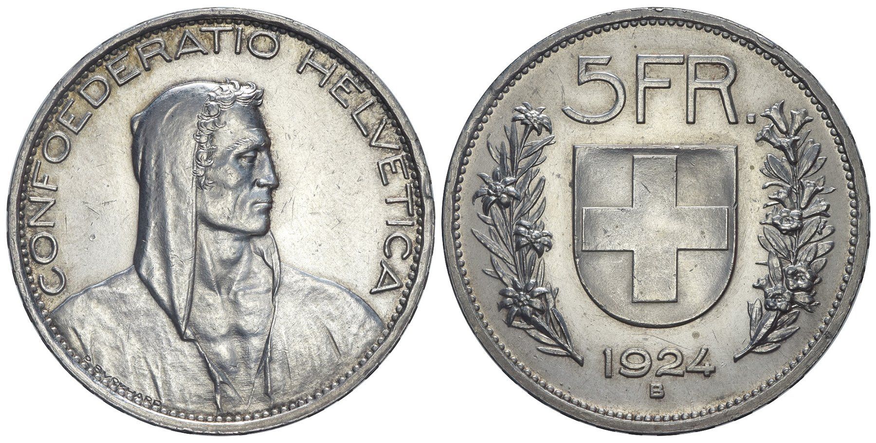 Tutti le monete: 5 Franken 1924 (05) – Usato da Chiasso venduto da Novamarketing