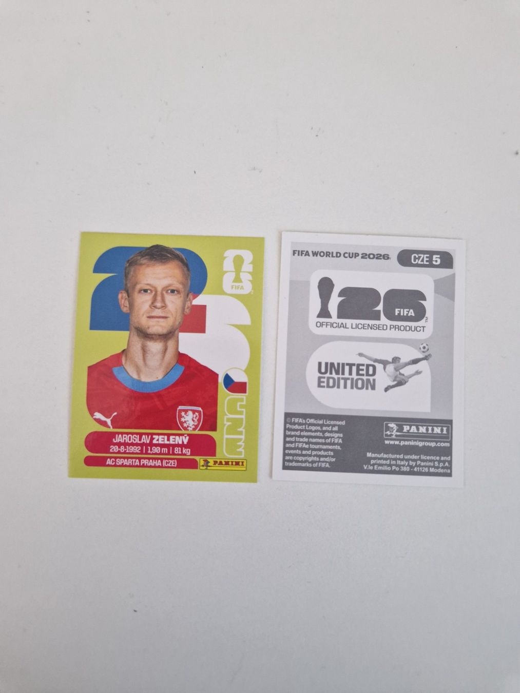 Panini Sammelbilder & Trading cards: Panini Sticker CZE5 – Neu (gemäss Beschreibung) aus Stüsslingen von white_angel86