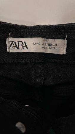 ZARA jeans black EUR 40 used condition