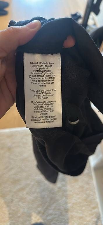 Pantaloni: Pantalon de grossesse en lin  – Usato da Grand-Lancy venduto da ssa_k59z 3