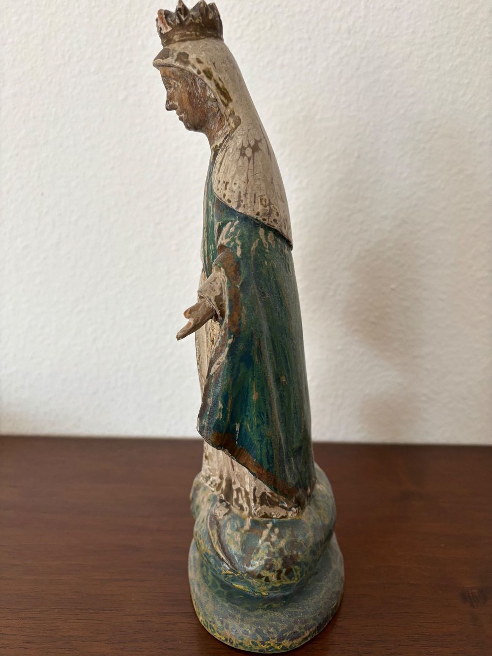 Statuette: Antike Madonna Figur, bemalt – Usato da Oberwil BL venduto da severina010 1