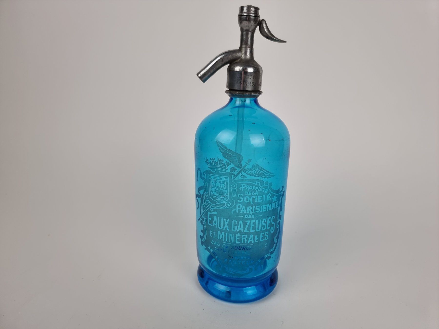 Bottiglie: Siphonflasche blau – Usato da Urtenen-Schönbühl venduto da Restwert_Schoenbuehl