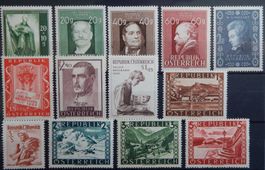 Österreich ex. Kat. 767-1032 ** 1945/57 Kat. 52 Euro