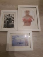 3er Set Bilderrahmen, marylin monroe romy schneider