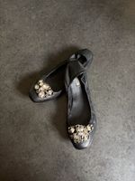 Ballerinas Miu Miu Leder schwarz