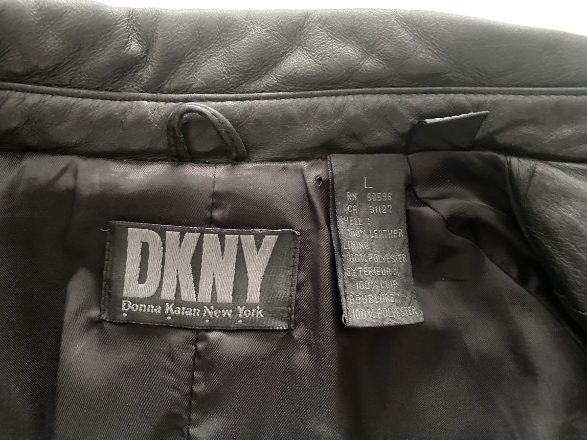 DKNY Cappotti: DKNY Ledermantel, klassischer Trenchcoat – Usato da Wetzikon ZH venduto da EAGLE_1981 2