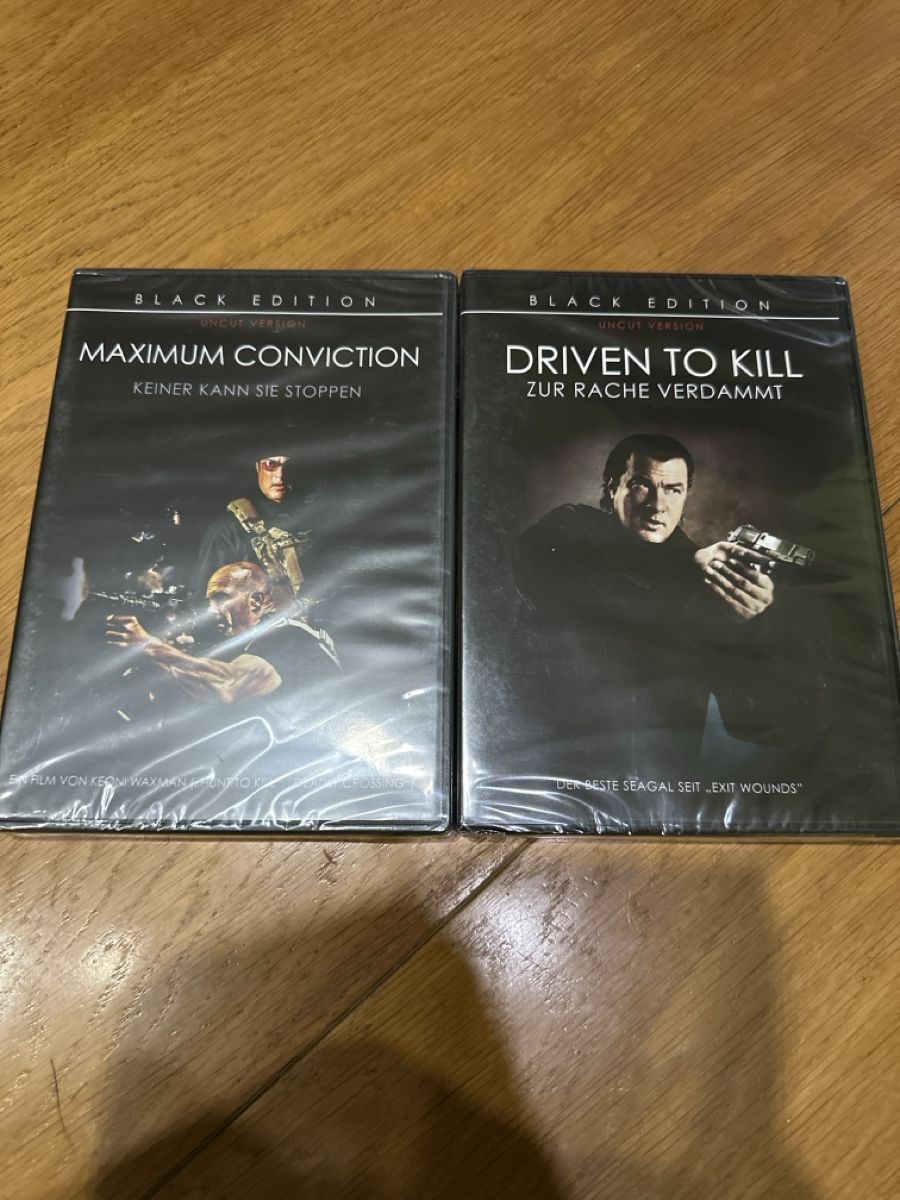 Tutti i DVDs: Maximum Conviction, driven To kill black Edition DVD – Nuovo e nell'imballaggio originale da Benken ZH venduto da Audi-erich