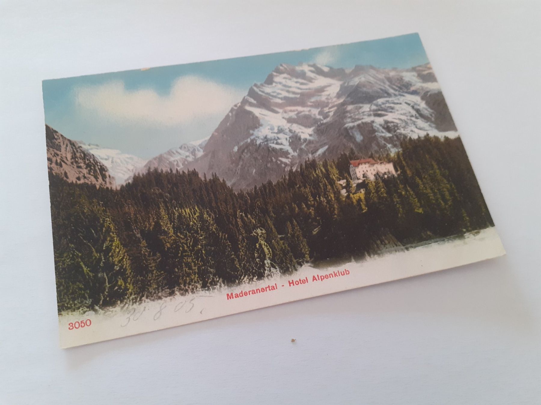 Ansichtskarten: MADERANERTAL - HOTEL ALPENBLICK - 1905 – Gebraucht aus Winterthur von Ornyx7