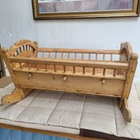 mit viel Liebe restaurierte Kinderwiege Holz