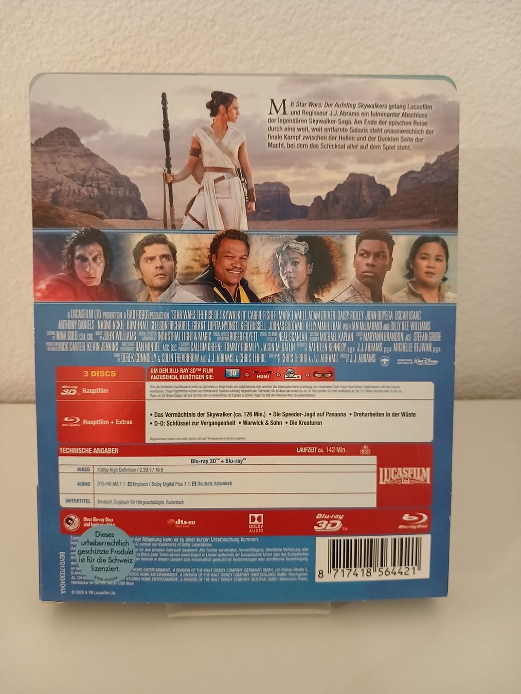 Alle DVDs: Star Wars Sammlung Bluray – Gebraucht aus St. Margrethen SG von SamusAran 7