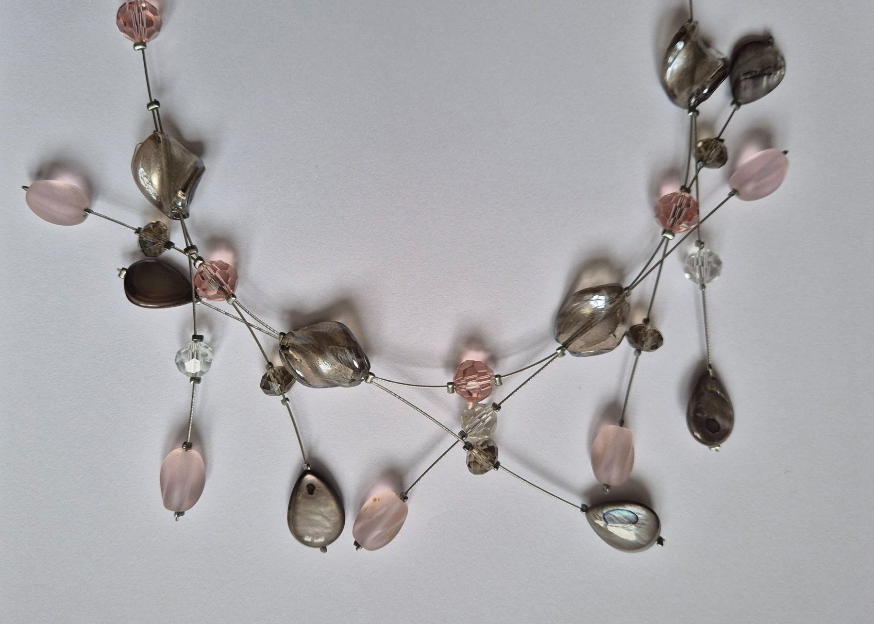 Catenine: Collier en perles de verre – Usato da Bellevue venduto da tall09 3