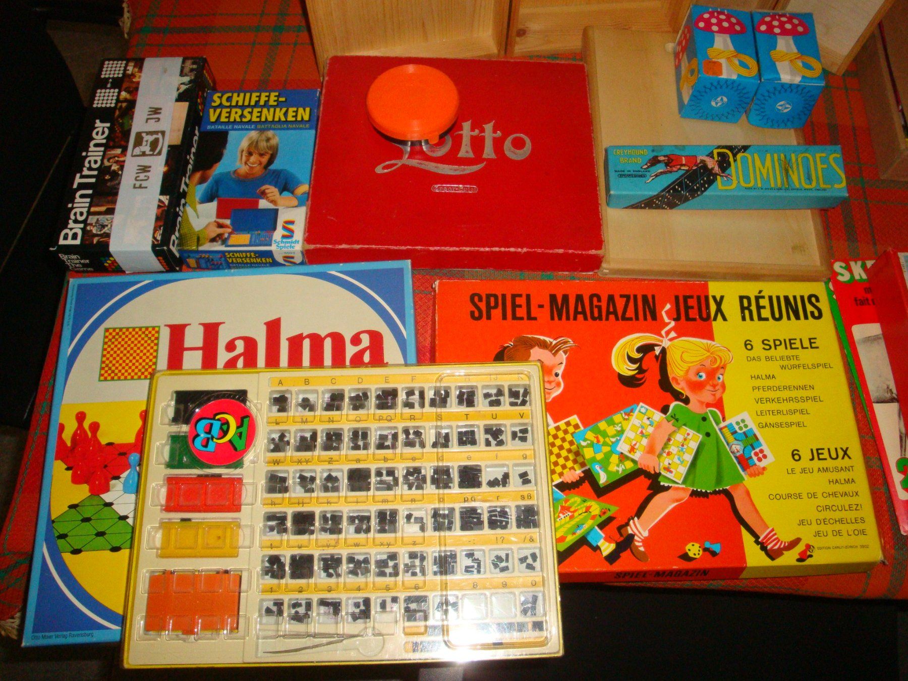 Giochi: Nostalgische Gesellschaftsspiele Konvolut Retro – Usato da Enggistein venduto da mach1