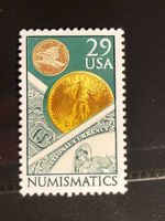 USA 1991 Numismatik 29c Münzen+Banknoten postfrisch