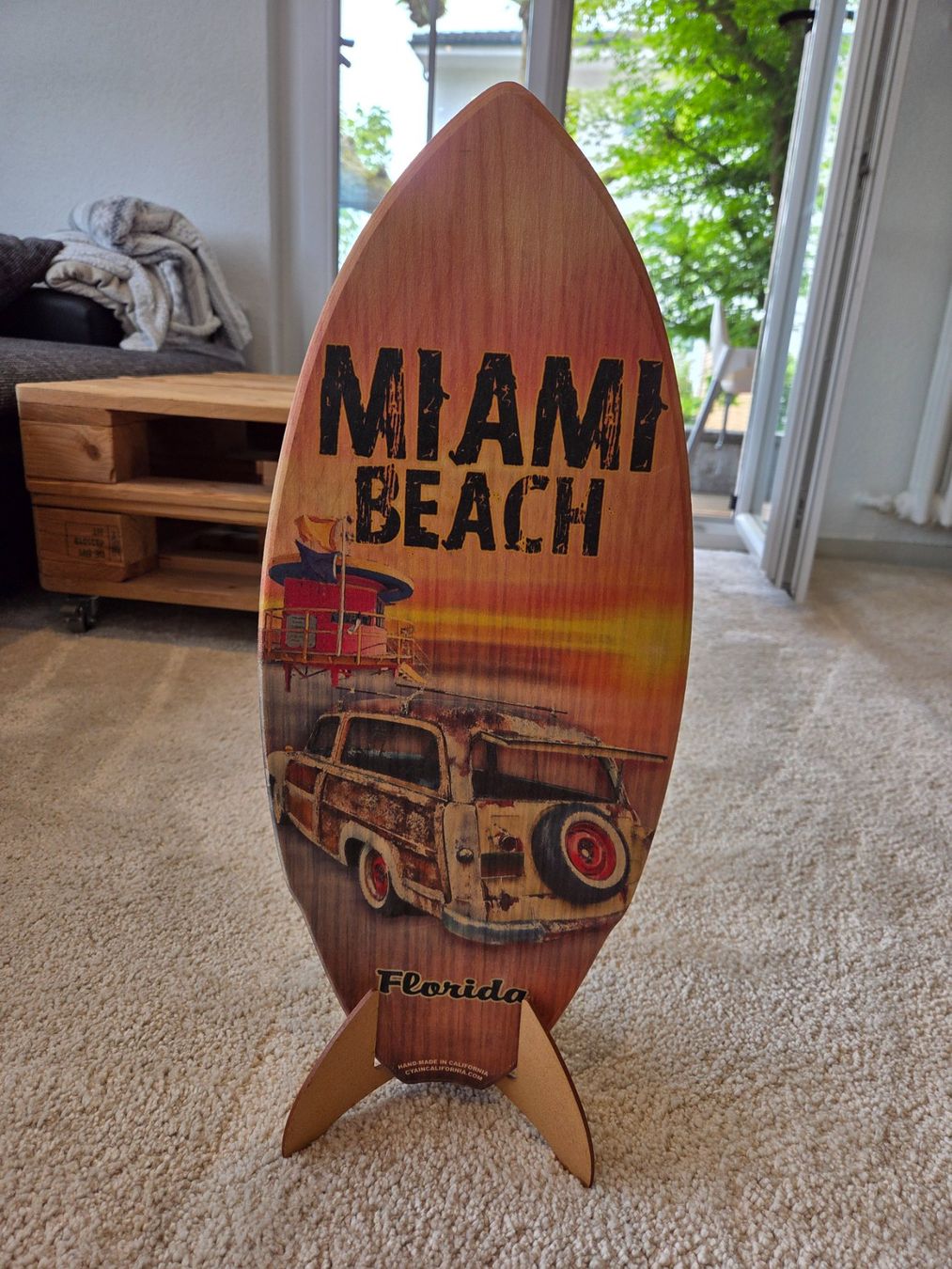 Tutte le decorazioni: Deko Surfbrett Miami Holz – Usato da Bremgarten AG venduto da sabrownie
