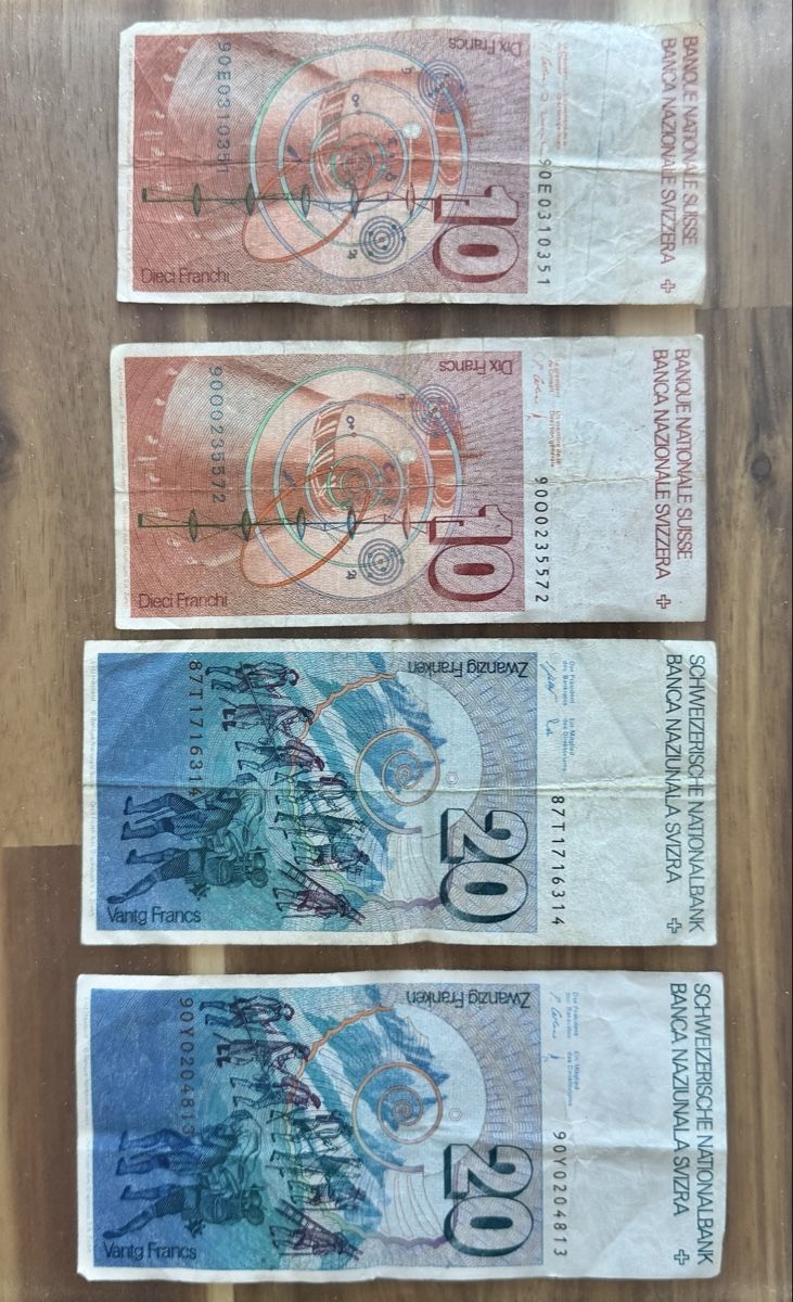 Billets de banque: Schweizer Franken 60 CHF / Alter 1707 – D'occasion à Carrouge VD par RETRO-GAME-97 1