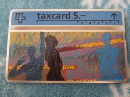 PTT Taxcard 5.- Telefonkarte gebraucht Sammlerstück
