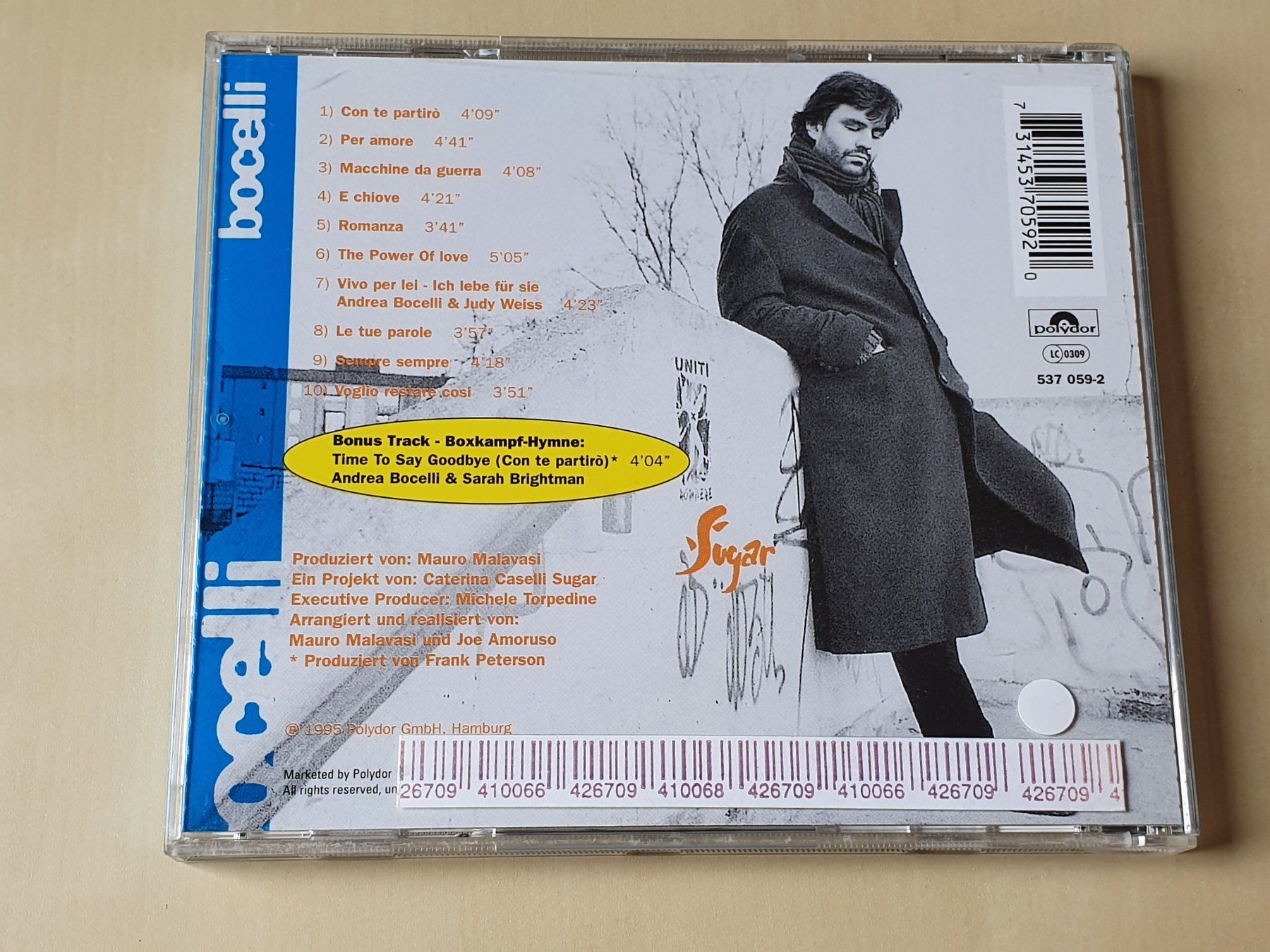 CD: Bocelli – Usato da Stansstad venduto da collectorsshop 1