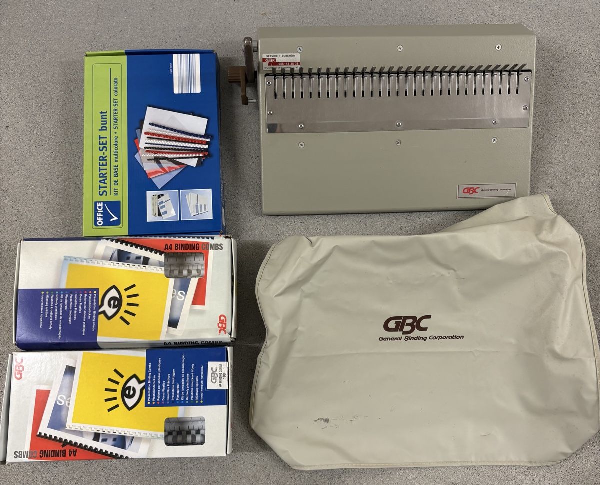 Macchine rilegatrici: GBC 16-DB Bindemaschine ab Fr. 1.- – Usato da Perlen venduto da S0nG0ku