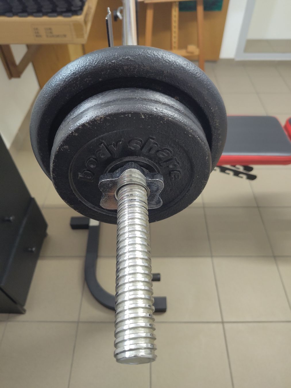 Hometrainer: Hantelbank inkl. Langhantel – Usato da Wangen b. Olten venduto da mircolion 1