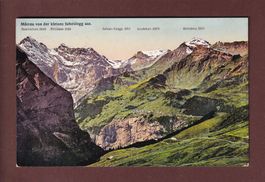 MÜRREN von der kleinen Scheidegg aus