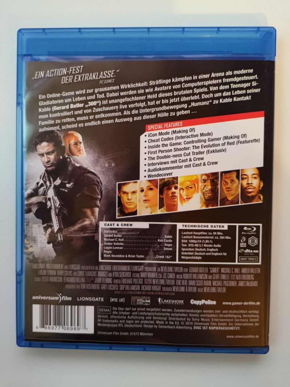 Alle DVDs: GAMER – Gebraucht aus Liestal von Kratzilla 2