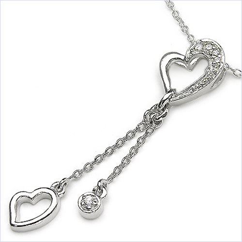 Anhänger: CUBIC ZIRCON Silber Anhänger mit Kette – Neu und originalverpackt aus Berg TG von marta970 1
