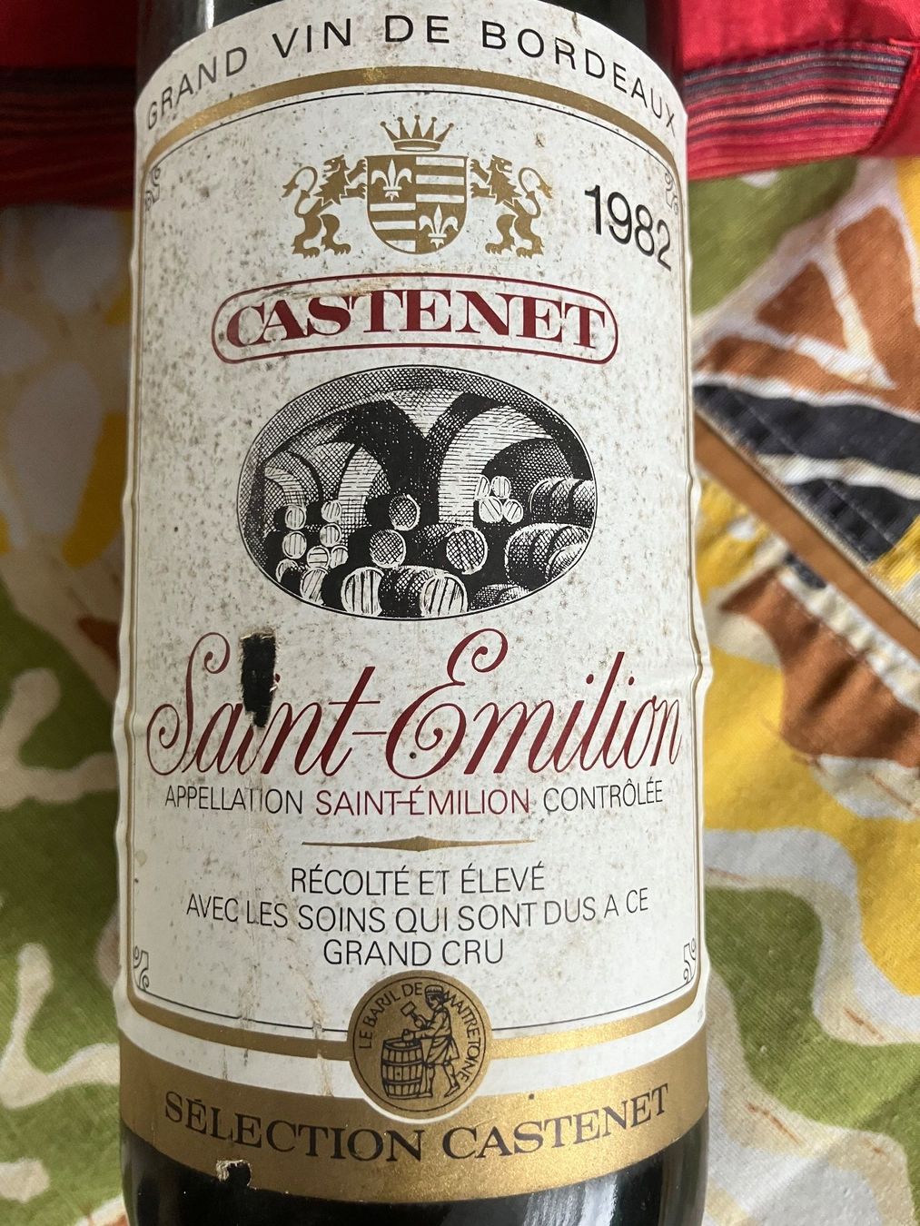 Mouton Rothschild Wein: Saint-Emilion Castenet 1982 Bordeaux – Neu (gemäss Beschreibung) aus Dintikon von 51r_5mdz 1