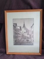 Zürich Stich/Radierung 1836, gerahmt, Rarität, top!
