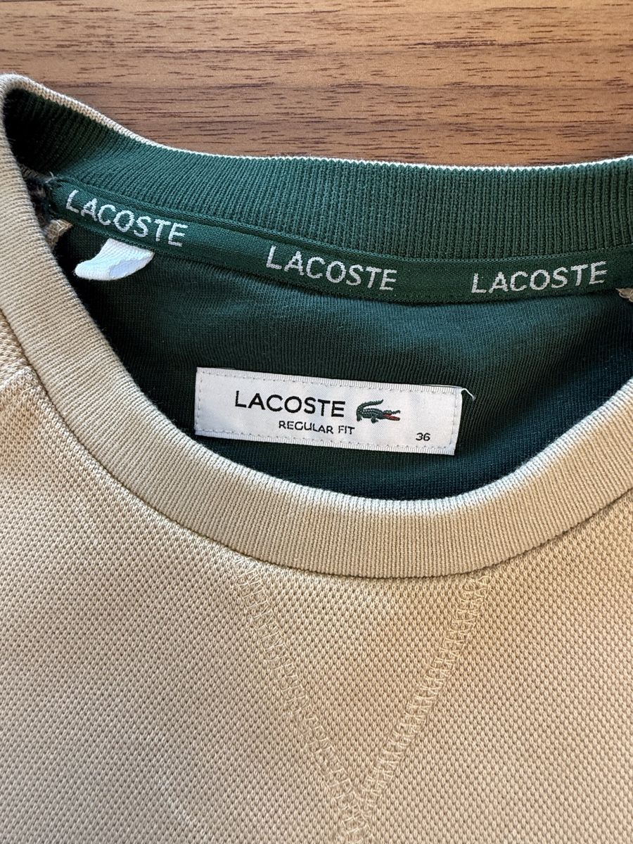 Lacoste Maglioni & Felpe: Lacoste Sweatshirt Grösse 36 beige – Nuovo (secondo la descrizione) da Wettswil venduto da alaskabaer 1