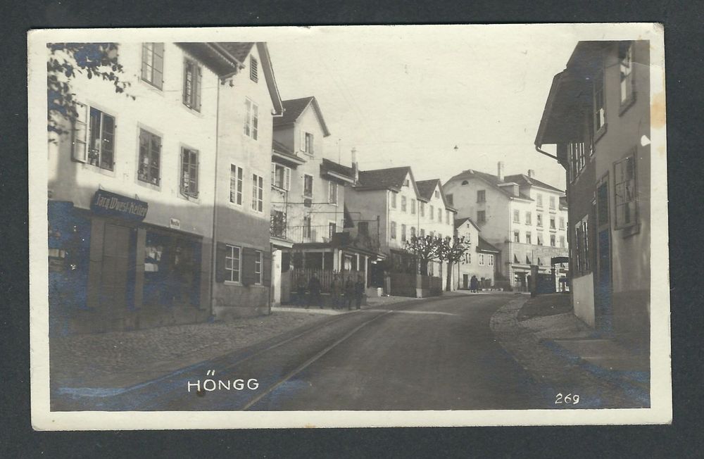 Höngg (ZH), mittlere Dorfpartie, belebt, 1925 | Kaufen auf Ricardo