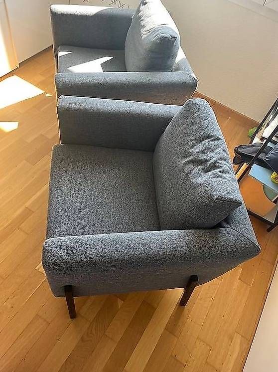 Sessel: Ikea Sessel Koarp in Grau (2x) – Gebraucht aus Diessbach b. Büren von nil_6p9h 1