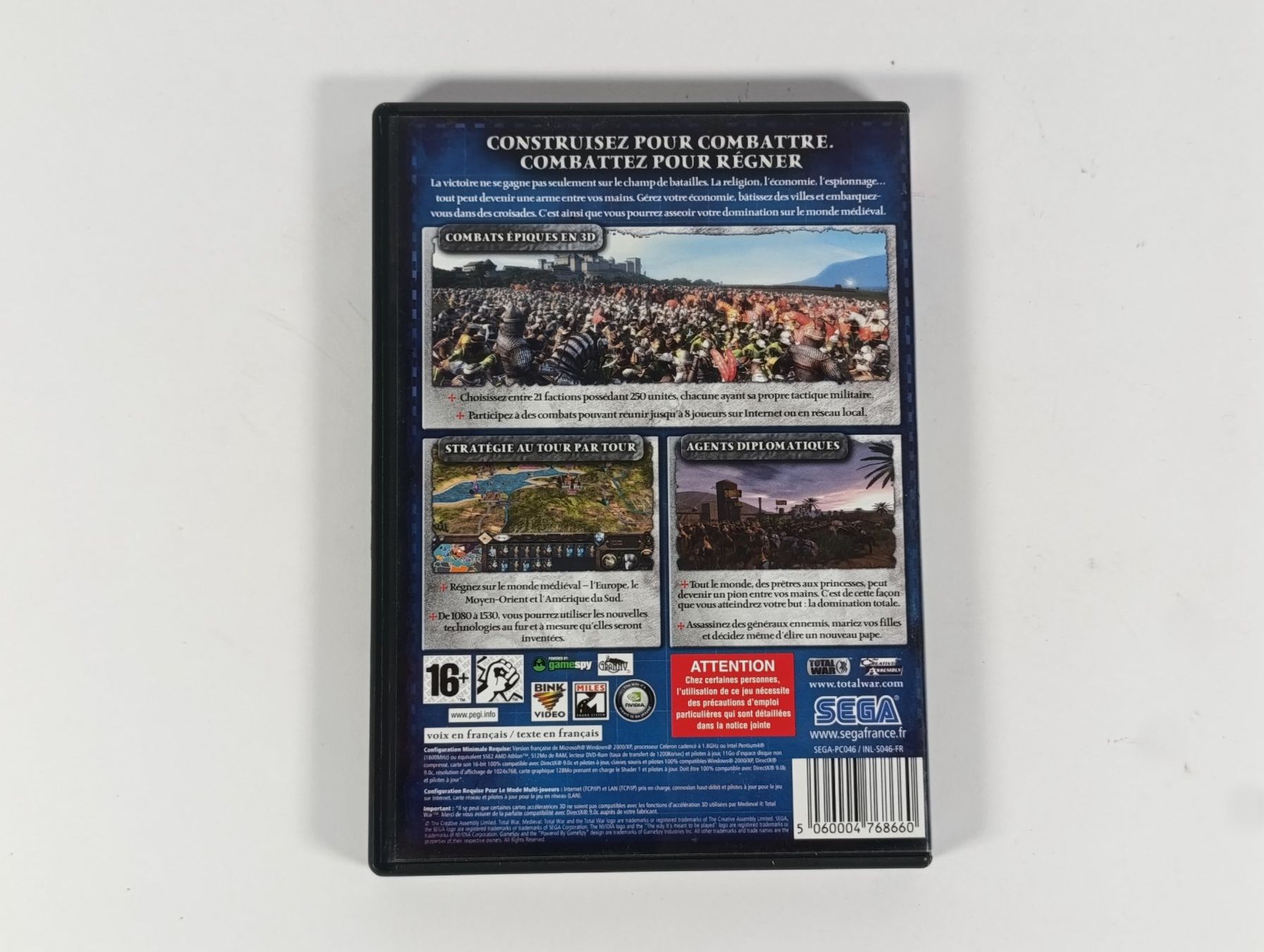 Sega Spiele: SEGA Medieval II Total War PC - 2006 - version FR – Gebraucht aus Thielle von Plusvalue_Neuchatel 2