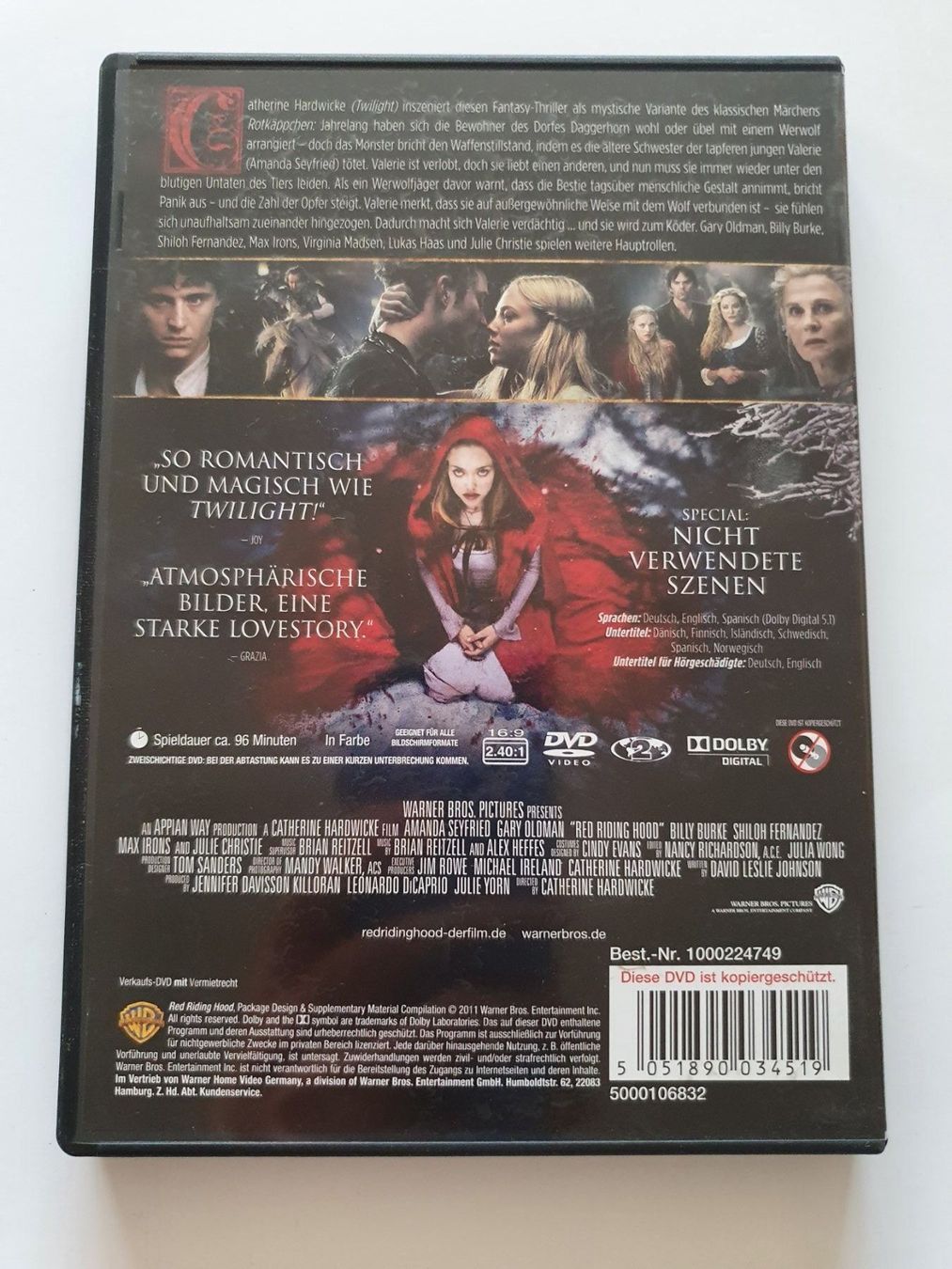 Tutti i DVDs: Red Riding Hood DVD – Usato da Oberdorf BL venduto da BaldenEagle 1