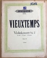 Vieuxtemps: Violin=Konzert Nr.2 (Opus 19)