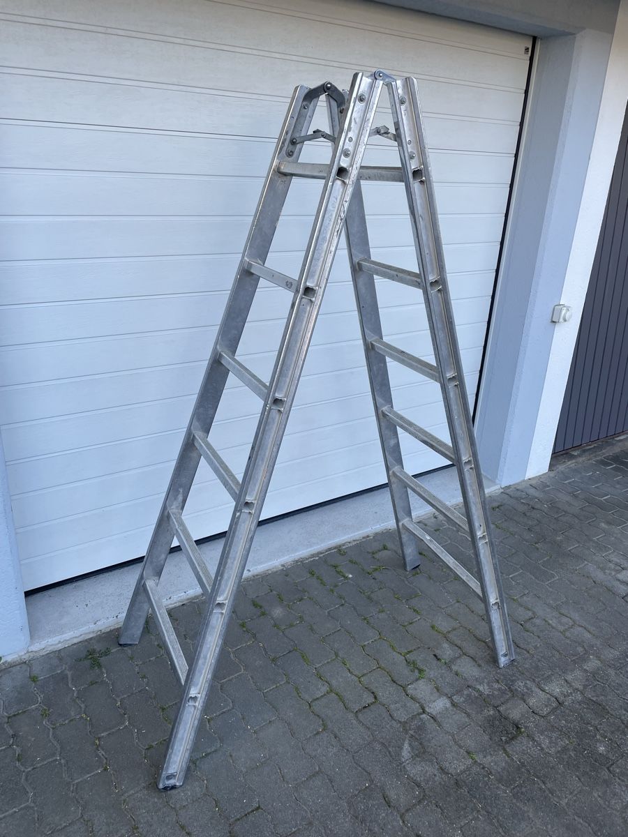 Leitern: Robuste Alu-Bockleiter 190cm – Gebraucht aus Emmen von  1