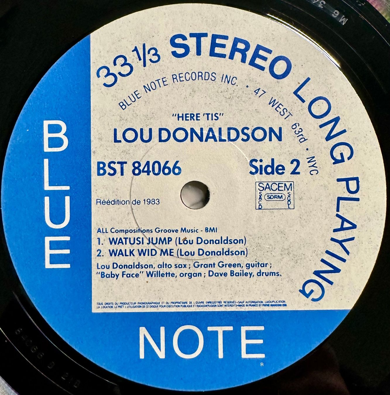 Schallplatten: Lou Donaldson - Here 'Tis //LP: VG+; Sleeve: VG++ – Gebraucht aus Zürich von saltbee 3