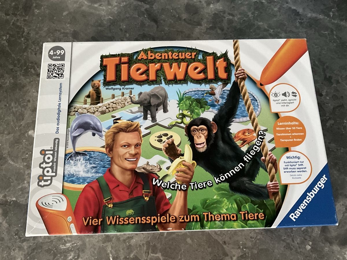 Tiptoi Giochi: Abenteuer Tierwelt tiptoi, neu – Nuovo (secondo la descrizione) da Oberhof venduto da Hibrzel