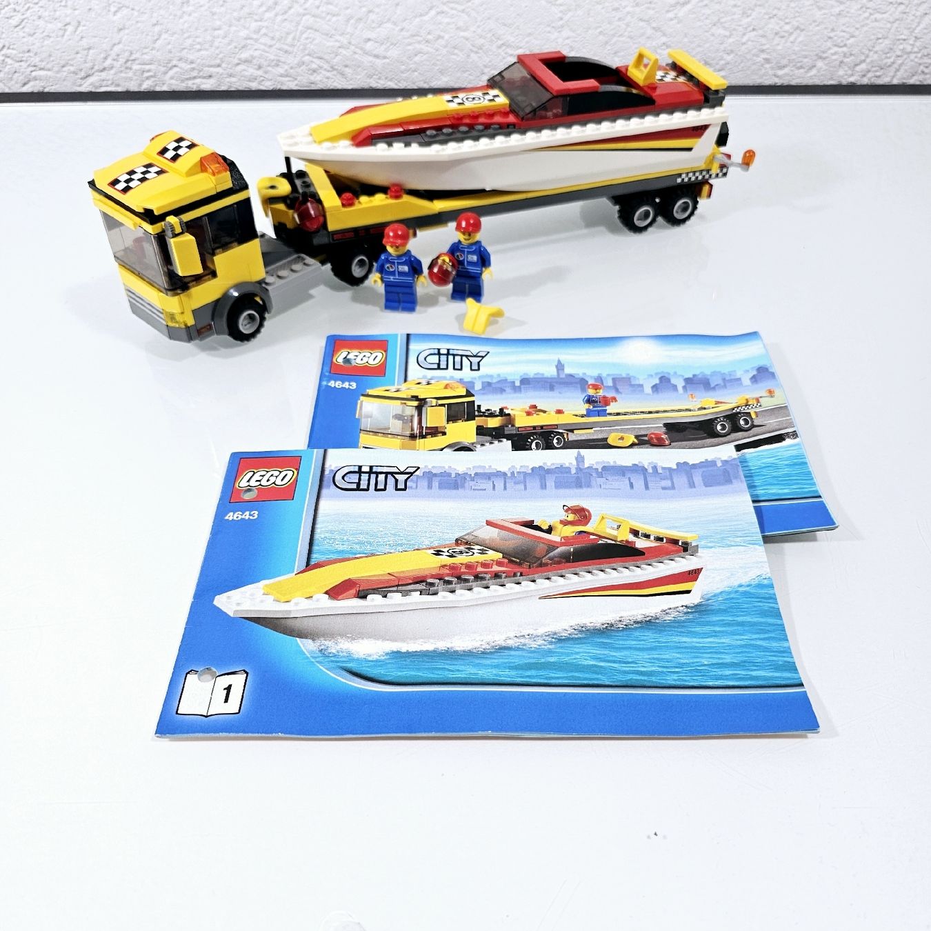 Lego Kit di costruzioni: LEGO CITY 4643 LKW MIT POWERBOOT – Usato da Turbenthal venduto da Ddanuh 3