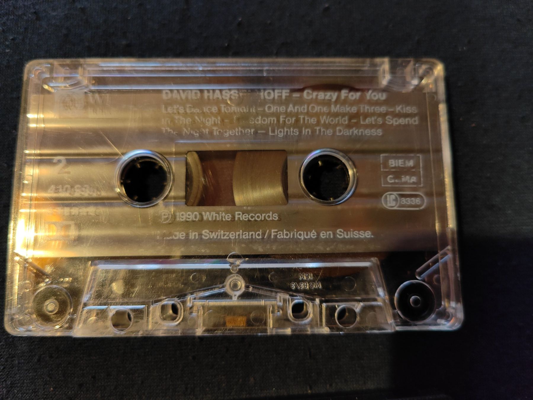 Musicassette: David Hasselhoff 2 MCs: Knight Lover & Crazy for You – Usato da Rothrist venduto da SiddharthaMoon 4