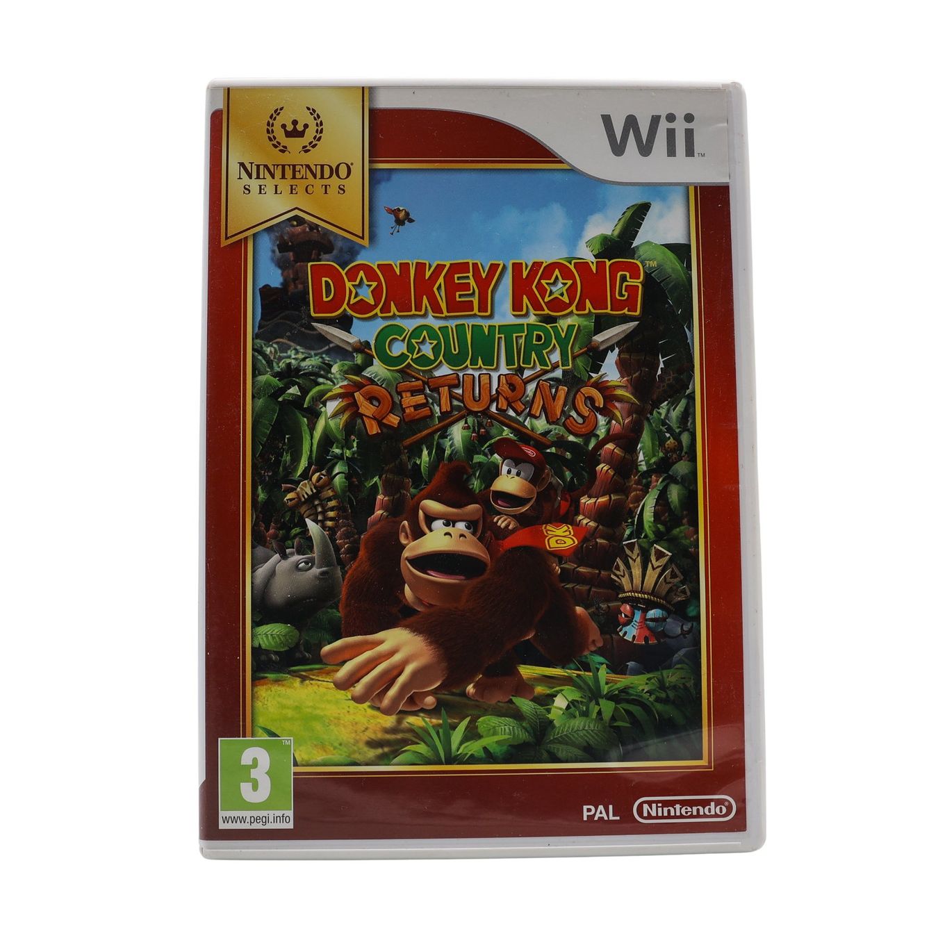 Nintendo Spiele: Donkey Kong Country Returns - Nintendo Selects - WII – Gebraucht aus Paudex von dindeboy