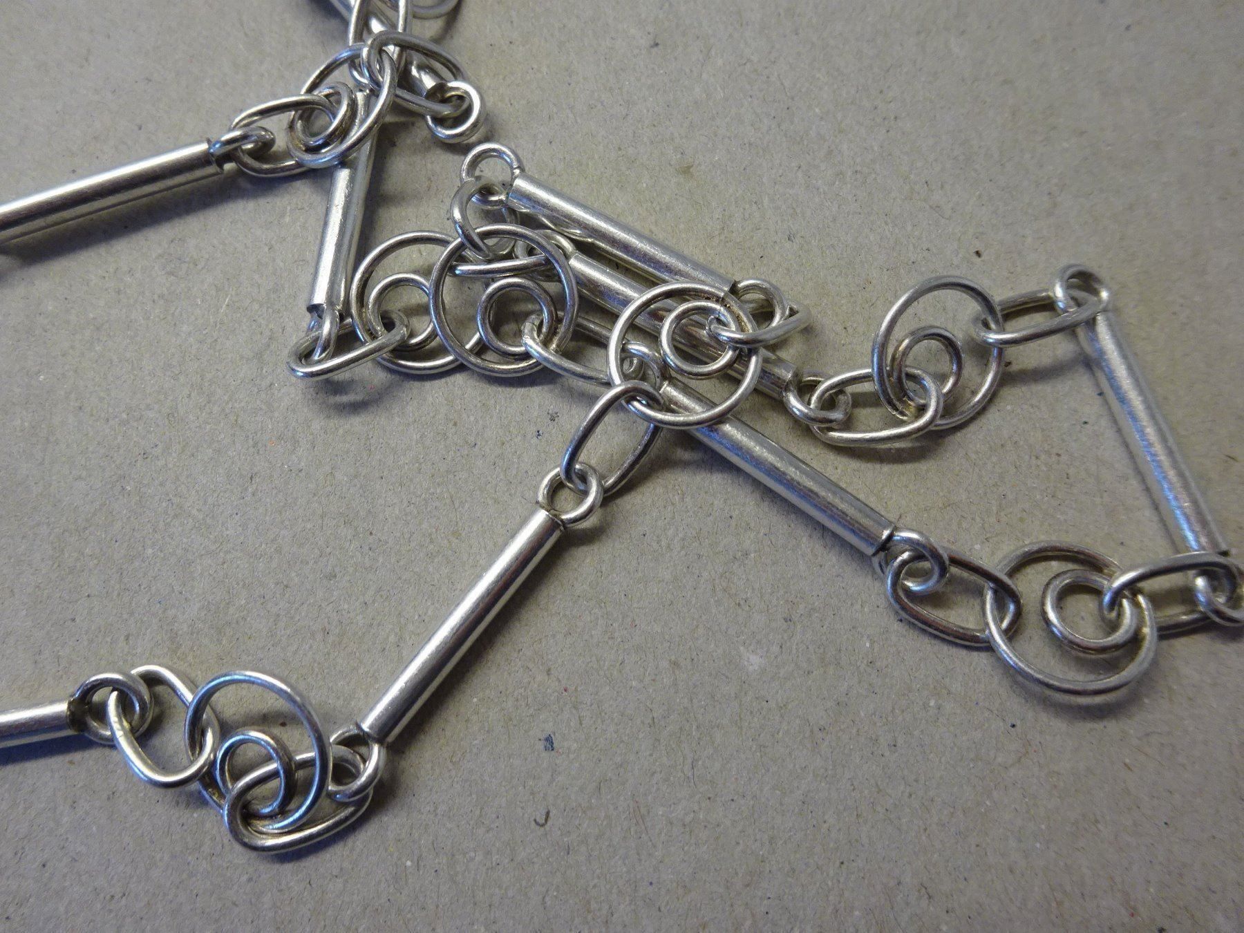 Catenine: Interessante Kette - 925 Silber – Usato da Esslingen venduto da eintagammeer 5