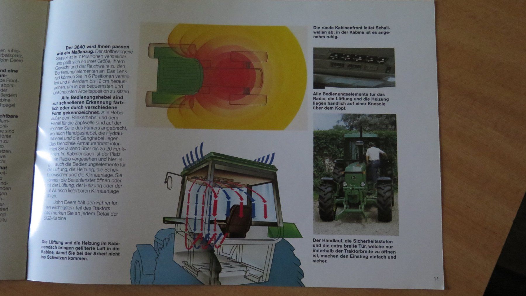 John Deere Trattori: JOHN DEERE Traktor 3640 Allrad Prospekt – Nuovo (secondo la descrizione) da Eiken venduto da HSE44 9