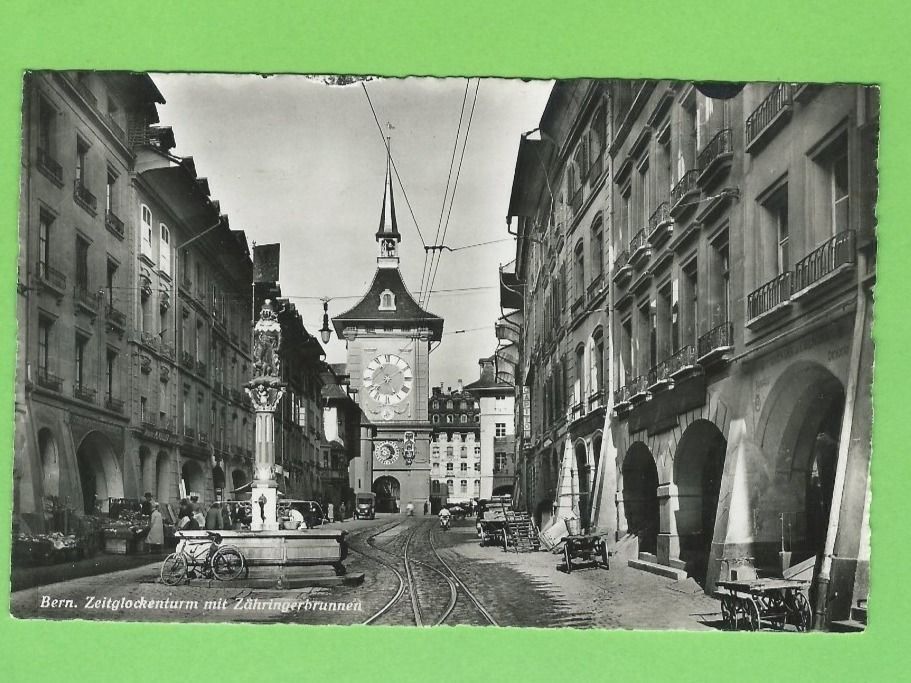 Ansichtskarten: Bern Zeitglockenturm mit Zähringerbrunne – Neu (gemäss Beschreibung) aus Zürich von t24_de