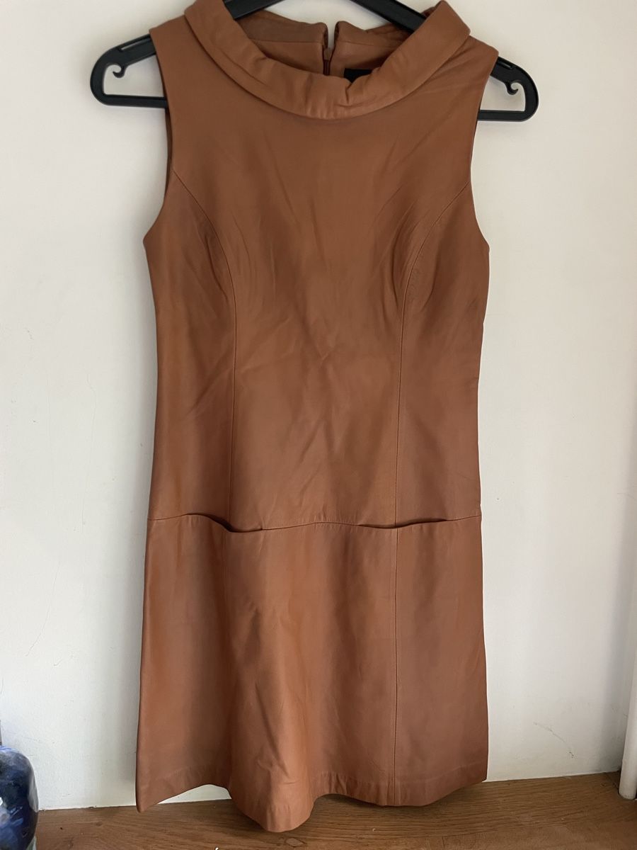 Hallhuber Vestiti: Echt - Lederkleid Hallhuber 34 – Nuovo (secondo la descrizione) da Oetwil am See venduto da abtDesign 1