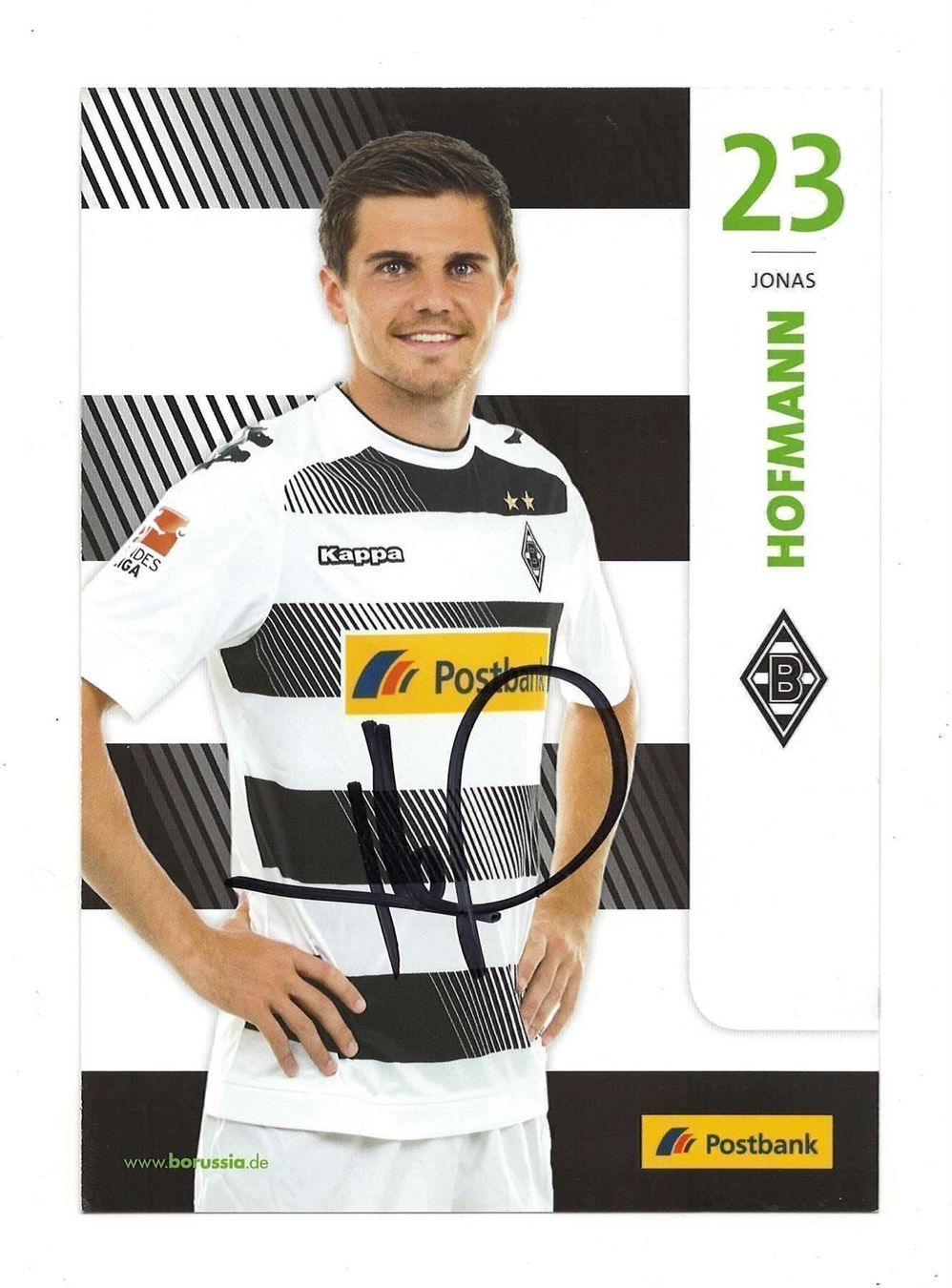 Autografi: JONAS HOFMANN BORUSSIA MÖNCHENGLADBACH – Usato da Basel venduto da verano1000