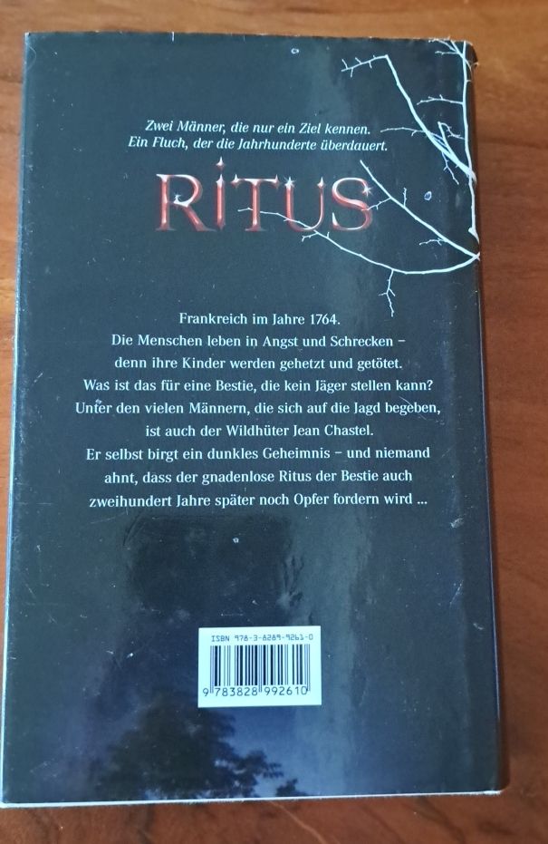 Bücher: Ritus von Markus Heitz, Deutsch – Gebraucht aus Siebnen von emilsz 1