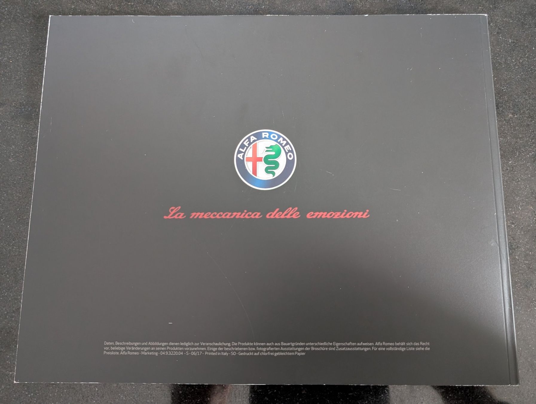 Alfa Romeo Documenti: ALFA ROMEO STELVIO PROSPEKT - ORIGINAL – Usato da Spiegel b. Bern venduto da Natix 1